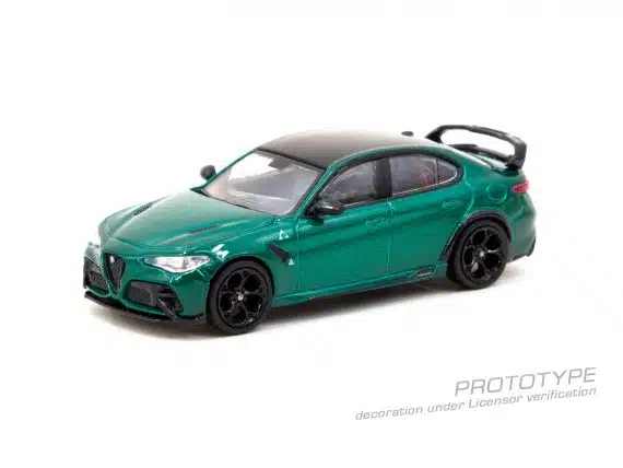 Tarmac Works 1/64 GLOBAL64 Alfa Romeo Giulia GTAm Green Metallic T64G-TL031-MGR