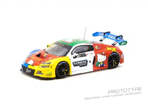 Tarmac Works 1/64 HOBBY64 Audi R8 LMS GT3 Evo II Macau GT Cup 2022 Uno Racing Adderly Fong T64-043-22MGP72