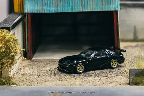 Tarmac Works 1/64 GLOBAL64 Mazda RX-7 FD3S Mazdaspeed A-Spec Brilliant Black T64G-012-BK