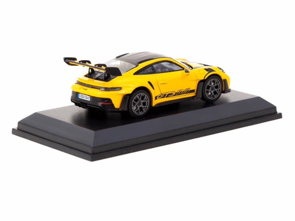MINICHAMPS 1/64 COLLAB64 Tarmac Works Porsche 911 (992) GT3 RS Signal Yellow T64MC-005-YL