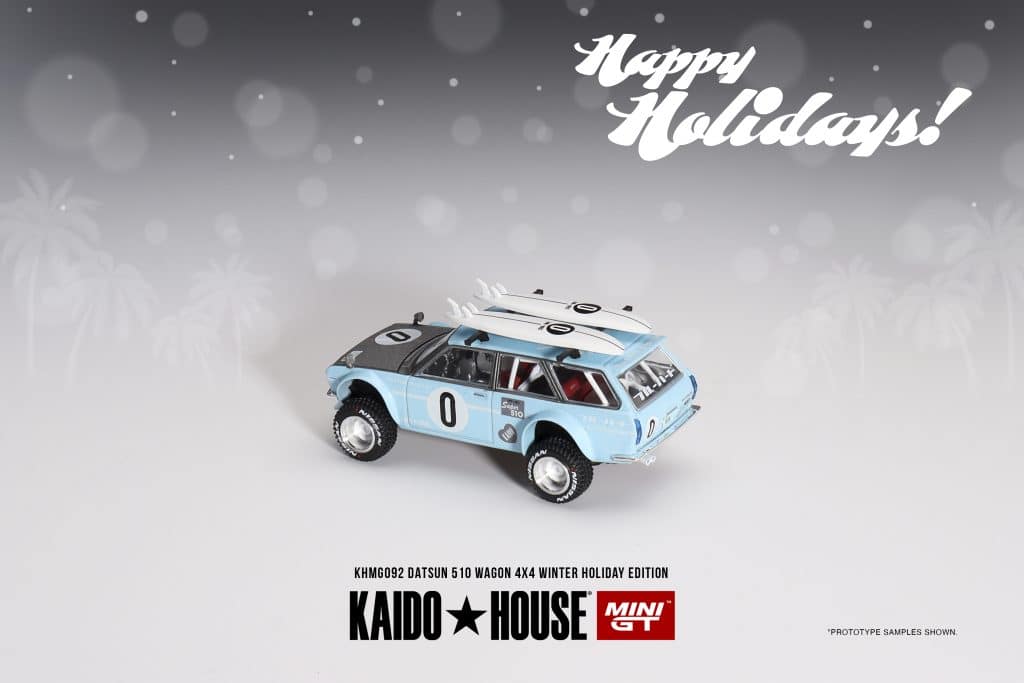 MINI GT Datsun KAIDO 510 Wagon Kaido GT Surf Safari RS Winter Spec KHMG092