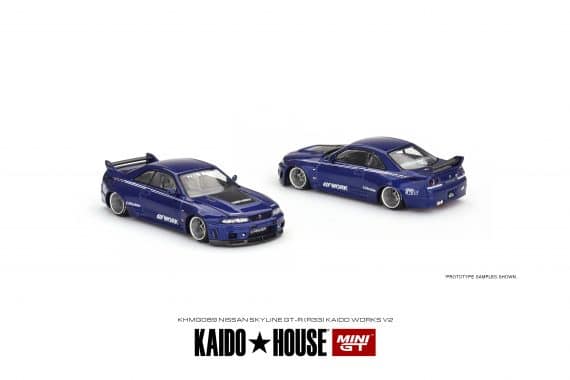 MINI GT No.089 Nissan Skyline GT-R (R33) Kaido Works V2 KHMG089