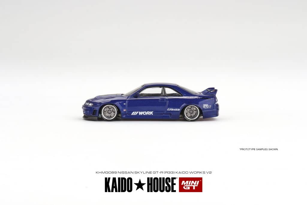 MINI GT No.089 Nissan Skyline GT-R (R33) Kaido Works V2 KHMG089
