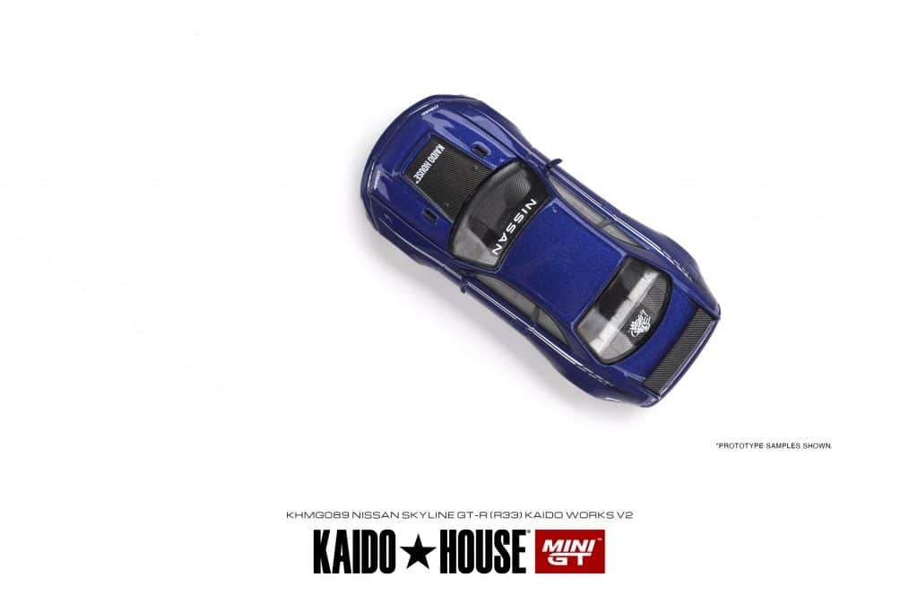 MINI GT No.089 Nissan Skyline GT-R (R33) Kaido Works V2 KHMG089