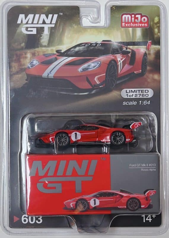 MINI GT No.603 Ford GT Mk II #013 Rosso Alpha LHD / USA Blister Packaging MGT00603-MJ