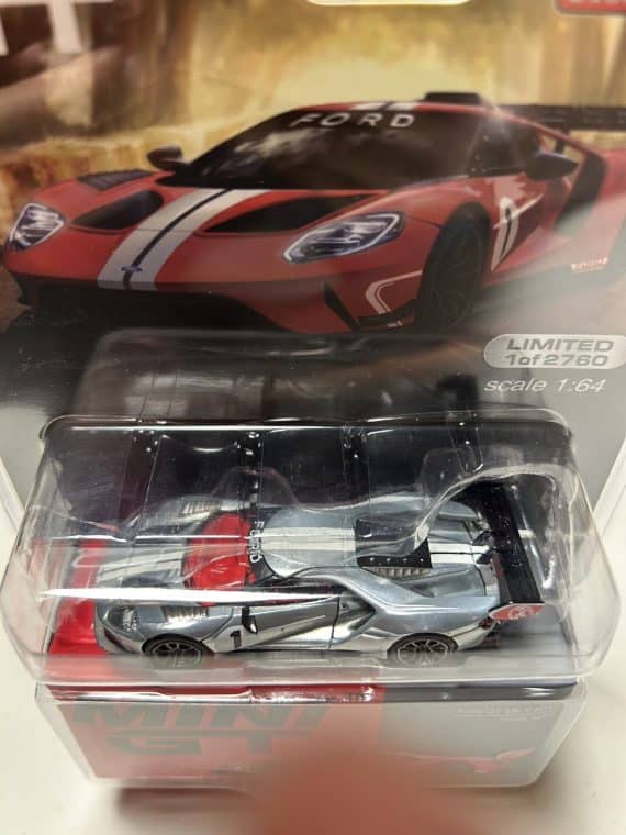 MINI GT No.603 Chase Car Ford GT Mk II #013 Rosso Alpha LHD / USA Blister Packaging MGT00603-MJC