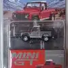 MINI GT No.323 Chase Car Land Rover Defender 90 Pickup Masai Red LHD / USA Blister Packaging MGT00323-MJC