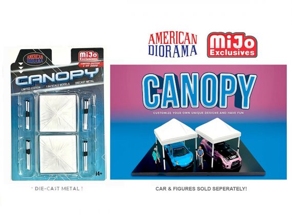 American Diorama 1/64 miJo Exclusives Canopy Diecast Metal AD-76523MJ