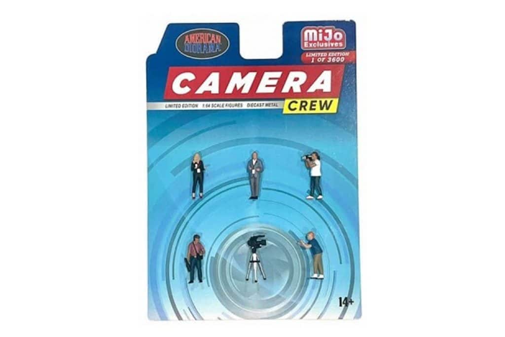 American Diorama 1/64 miJo Exclusives Camera Crew Limited Efition Diecast Metal AD-76526MJ