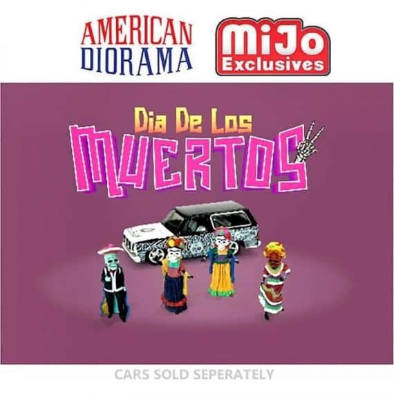 American Diorama 1/64 miJo Exclusives Dia De Los Muertos Diecast Metal AD-76527MJ