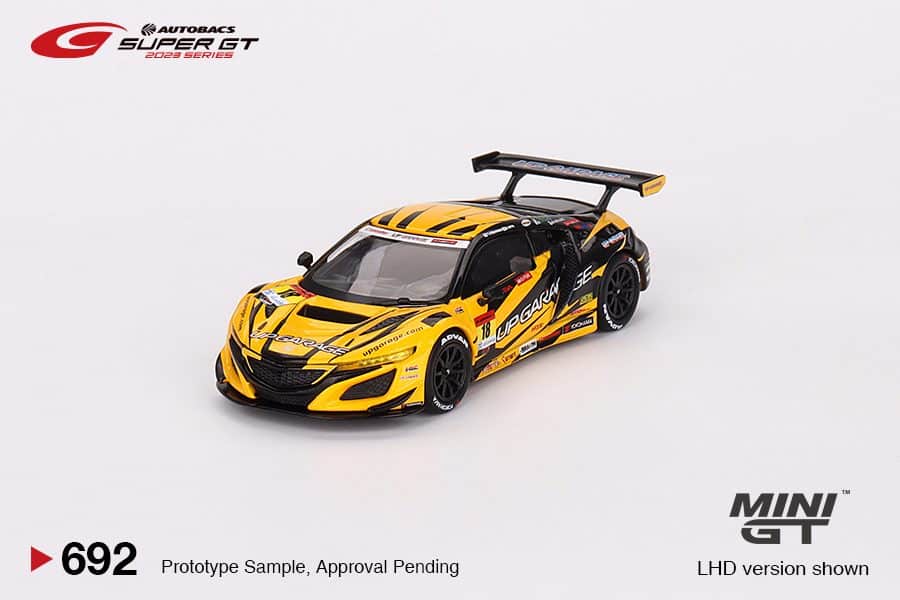 MINI GT No.692 Honda NSX GT3 EVO22 #18 "UPGARAGE NSX GT3" TEAM UPGARAGE 2023 SUPER GT SERIES / SUPER GT Blister Packaging MGT00692
