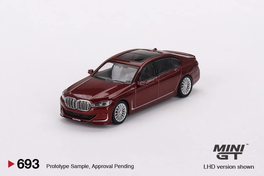 MINI GT No.693 BMW Alpina B7 xDrive  Aventurin Red MGT00693
