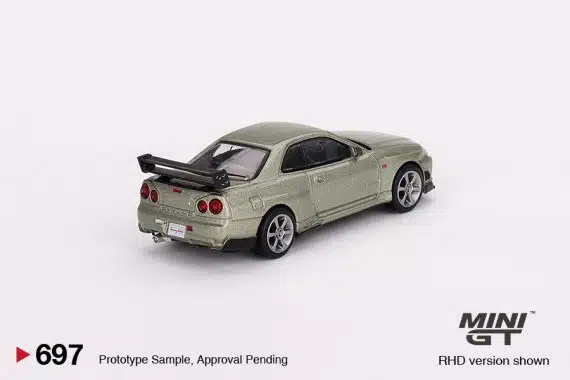 MINI GT No.697 Nissan Skyline GT-R (R34)Tommykaira R-z Millenium Jade MGT00697