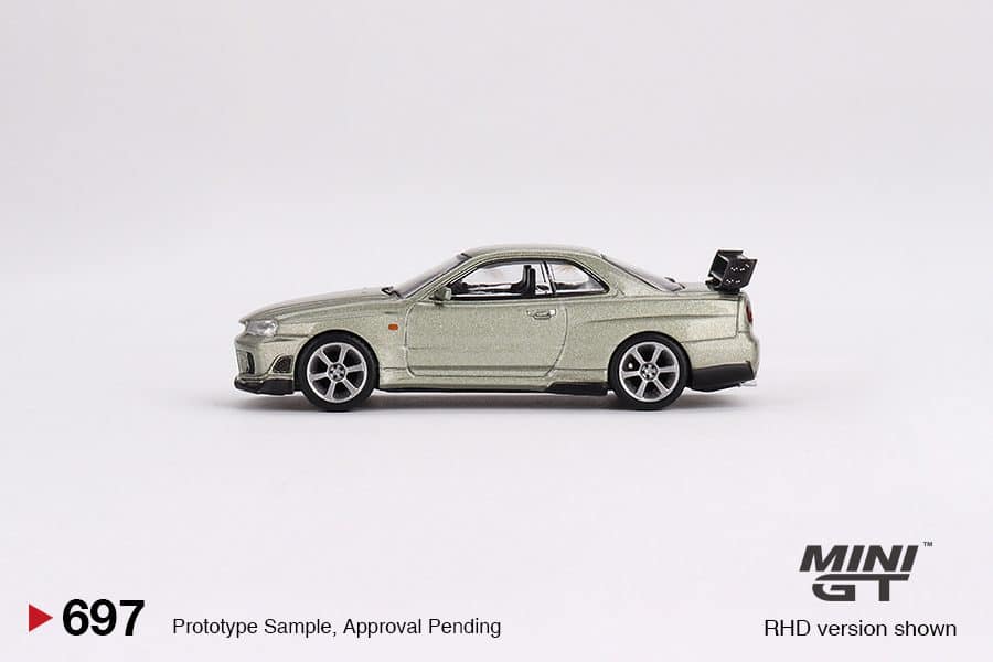MINI GT No.697 Nissan Skyline GT-R (R34)Tommykaira R-z Millenium Jade MGT00697