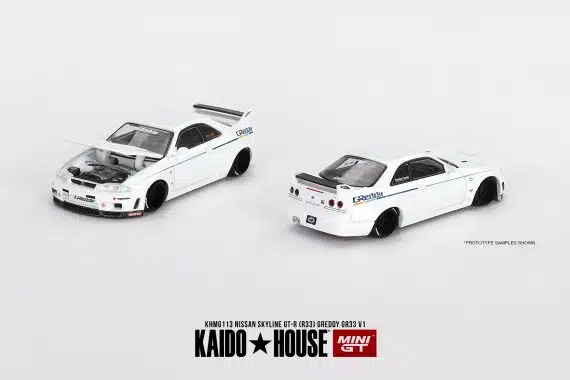 MINI GT Kaido House Nissan Skyline GT-R (R33) Greddy GR33 V1 KHMG113