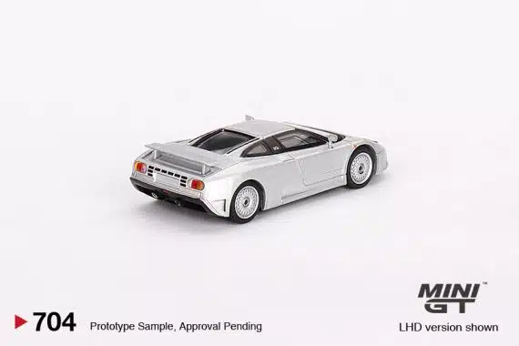 MINI GT No.704 Bugatti EB110 GT Grigio Chiaro MGT00704