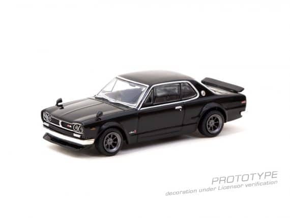 Tarmac Works 1/64 GLOBAL64 Nissan Skyline 2000 GT-R (KPGC10) Black T64G-043-BK