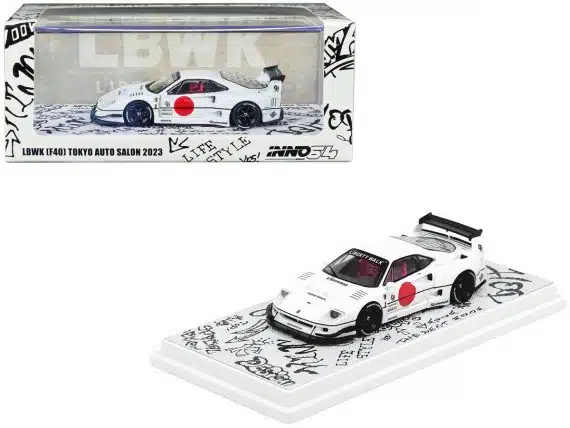 INNO64 1/64 LBWK Liberty Walk Ferrari (F40) Tokyo Auto Salon 2023 IN64-LBWKF40-TAS23