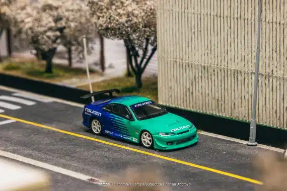 Tarmac Works 1/64 GLOBAL64 VERTEX Nissan Silvia S15 FALKEN T64G-023-FA