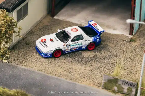 Tarmac Works 1/64 HOBBY64 Pandem Mazda RX-7 FC3S Drift T64-066-DR