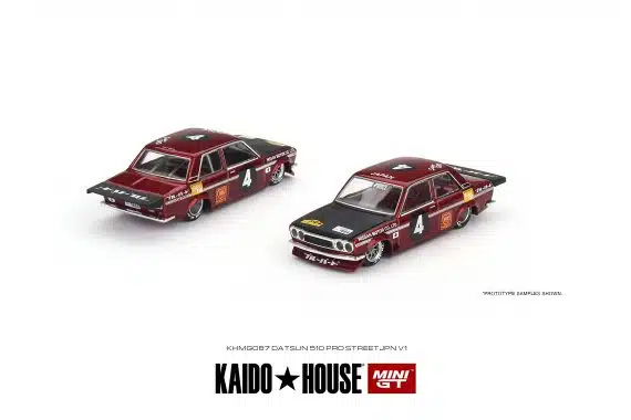 MINI GT KaidoHouse x MINI GT Datsun 510 Pro Street JPN V1 KHMG087