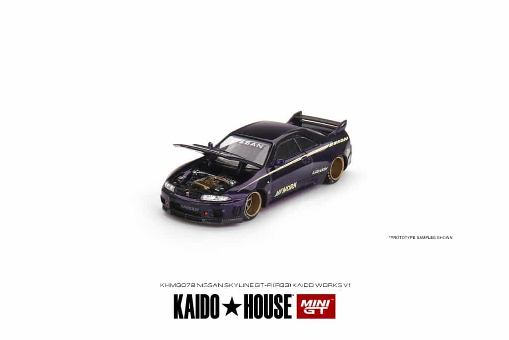 MINI GT KaidoHouse x MINI GT Nissan Skyline GT-R (R33) Kaido Works V1 KHMG072