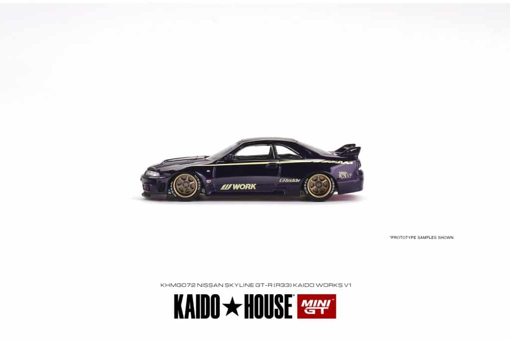 MINI GT KaidoHouse x MINI GT Nissan Skyline GT-R (R33) Kaido Works V1 KHMG072