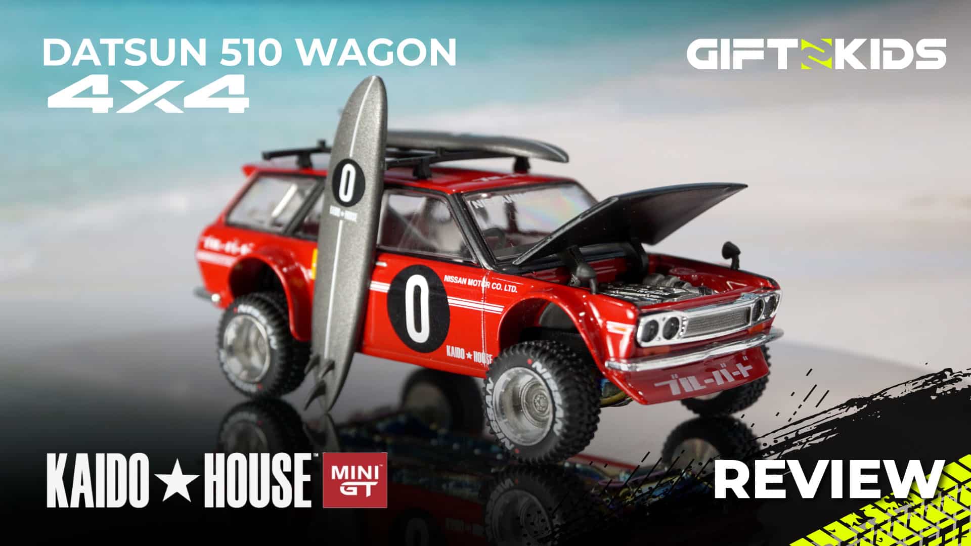 PREORDER* Kaido House x MINI GT 1/64 Nissan Datsun Street 510 Racing