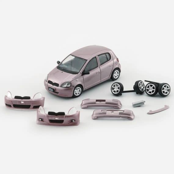 BM Creations 1/64 BMC Toyota Toyota 1998 Yaris/ Echo/ Vitz Pink RHD 64B0375