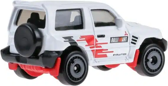 Hot Wheels No.175 MUD Studs MItsubishi Pajero Evolution White