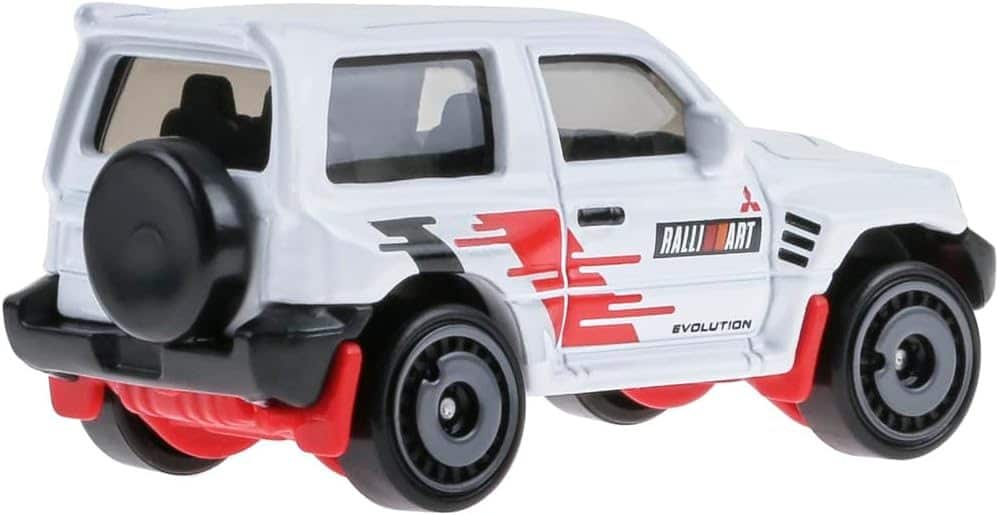 Hot Wheels No.175 MUD Studs MItsubishi Pajero Evolution White
