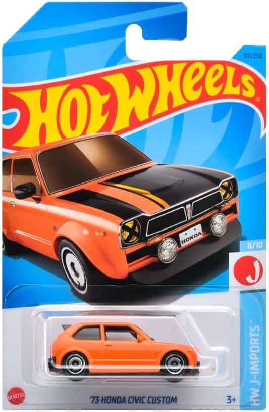 Hot Wheels No.117 HW J-Imports 73 Honda Civic Custom