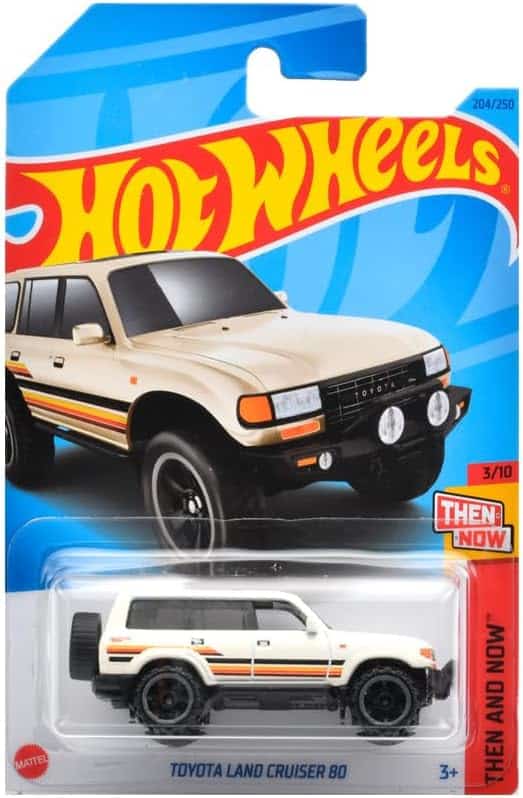 Hot Wheels No.204 Then Amd Now Toyota Land Cruiser 80