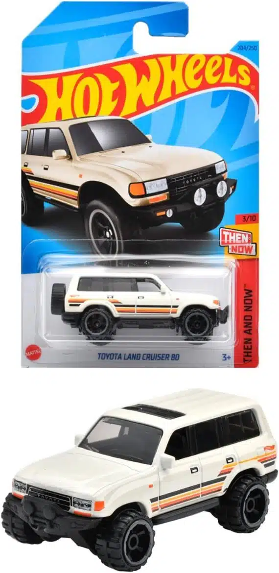 Hot Wheels No.204 Then Amd Now Toyota Land Cruiser 80