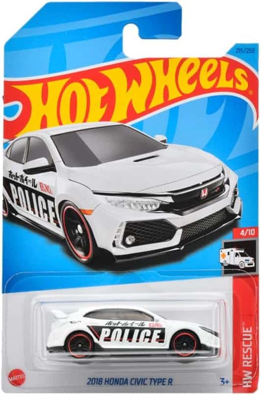 Hot Wheels No.215 HW Rescue 2018 Honda Civic Type R