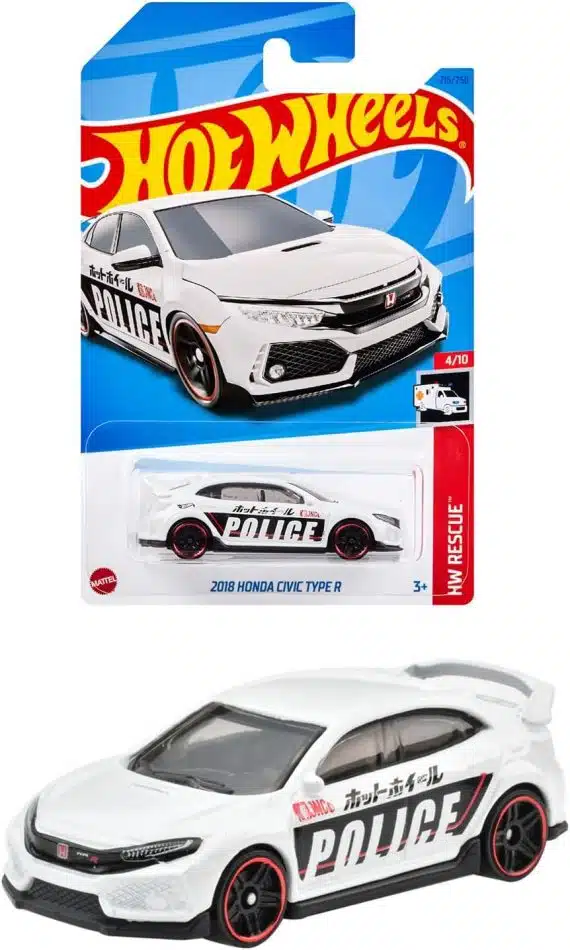 Hot Wheels No.215 HW Rescue 2018 Honda Civic Type R