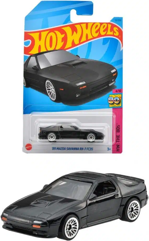 Hot Wheels No.51 HW The 80S 89 Mazda Savanna RX-7 FC35