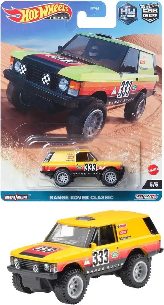 Hot Wheels Premium Car Culture HW Off Road Range Rover Classic HKC71