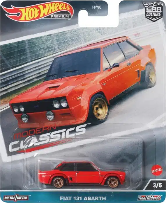 Hot Wheels Premium Car Culture Modern Classics - Fiat 131 Abarth HKC64