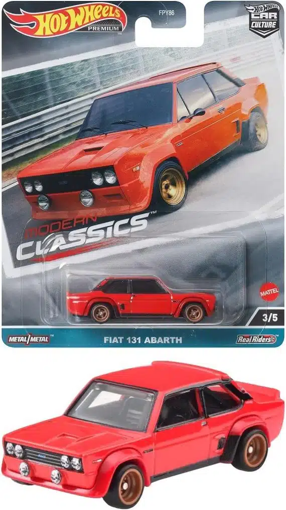 Hot Wheels Premium Car Culture Modern Classics - Fiat 131 Abarth HKC64