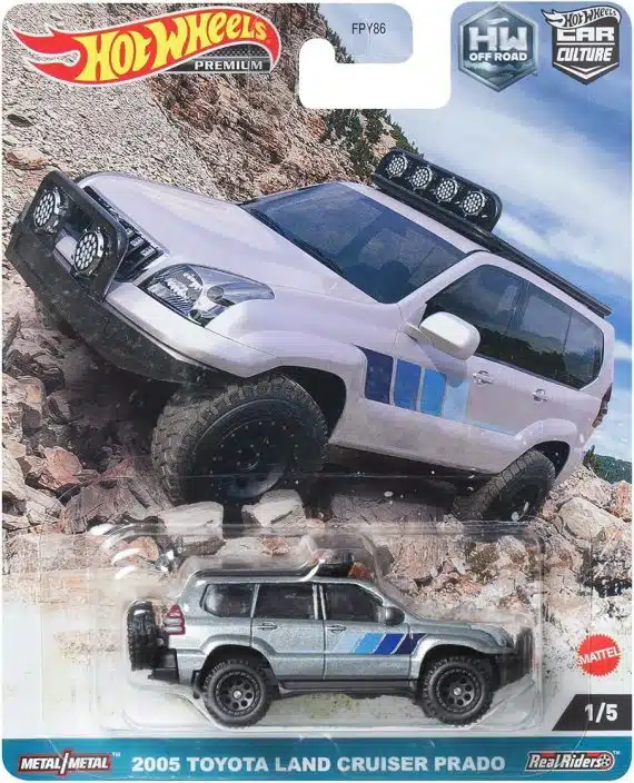 Hot Wheels Premium Car Culture HW Off Road 2005 Toyota Land Cruiser Prado HKC70