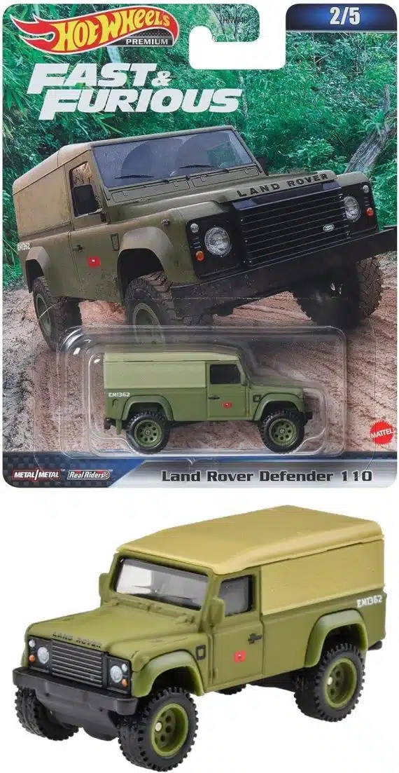 Hot Wheels Premium Fast and Furious Land Rover Defender 110 HKD26