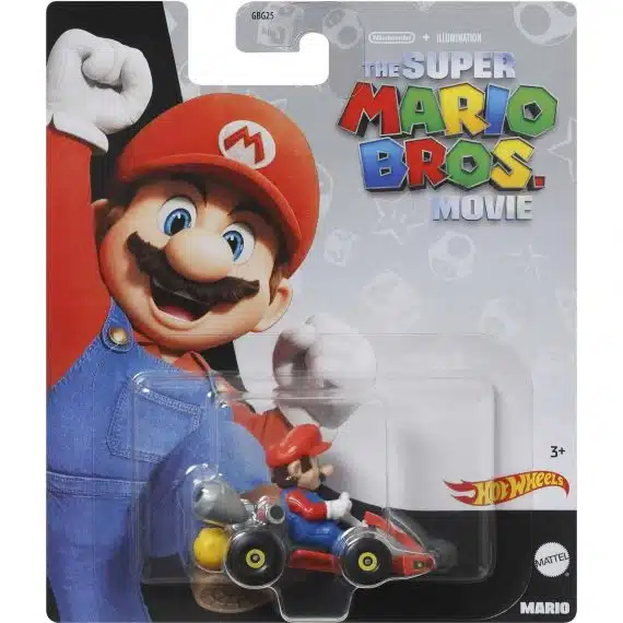 Hot Wheels The Super Mario Bros Movie Mario Nintendo and Illumination HKD42 GBG25