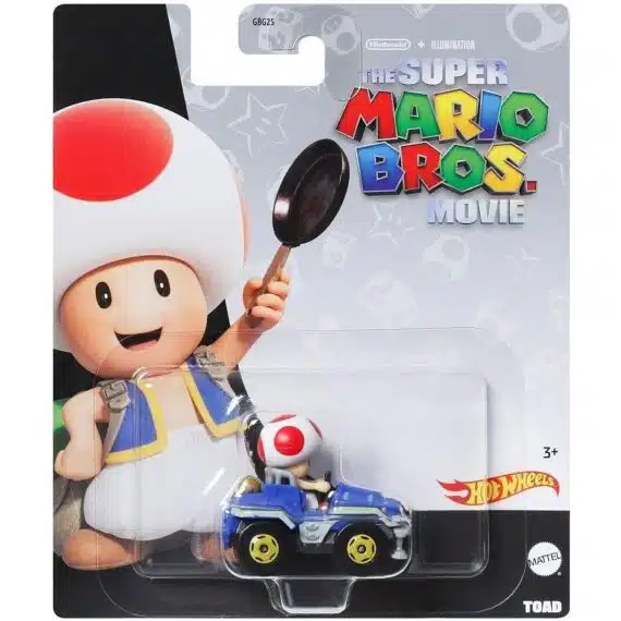 Hot Wheels The Super Mario Bros Movie Toad HKD58 GBG25