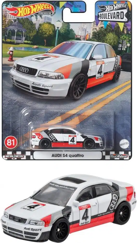 Hot Wheels Premium Boulevard - Audi S4 Quattro HKF30