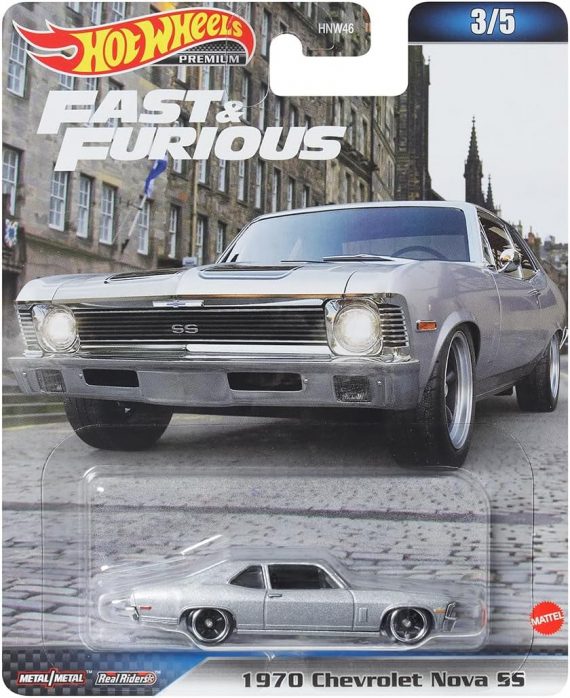 Hot Wheels Premium Fast and Furious 1970 Chevrolet Nova SS HNW54