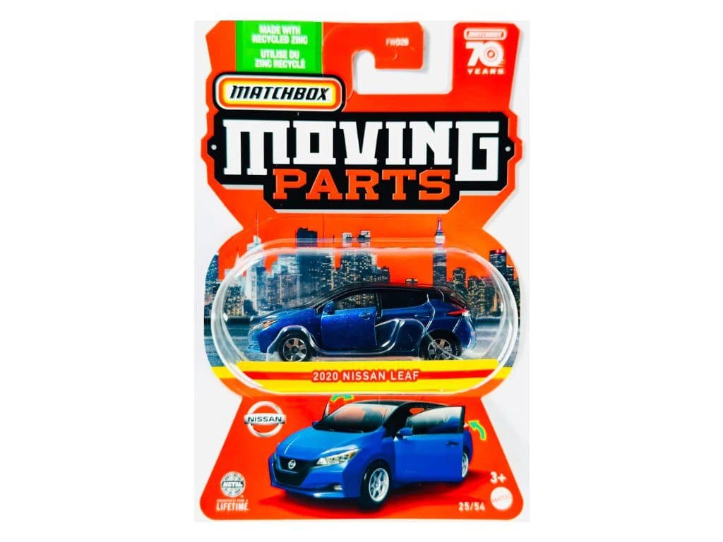 Matchbox 1/64 Moving Parts No.25 2020 Nissan Leaf HLG10-4B10