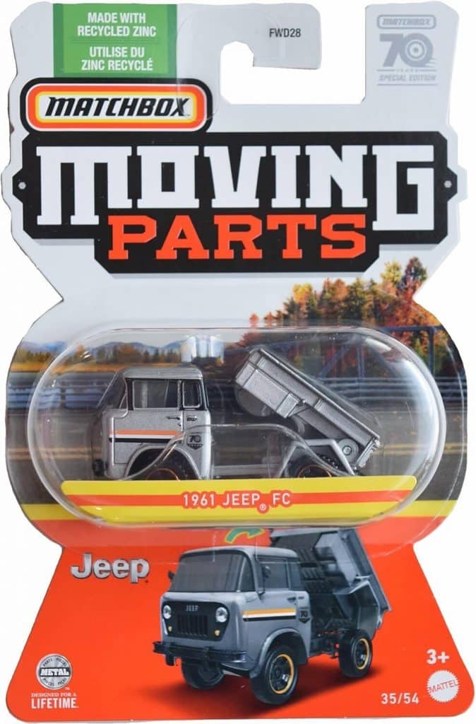 Matchbox 1/64 Moving Parts No.35 1961 Jeep FC HLG20-4B10