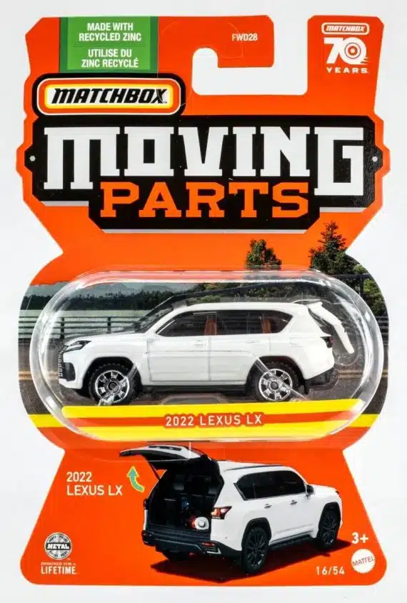 Matchbox 1/64 Moving Parts No.16 2022 Lexus LX HLG01-4B10