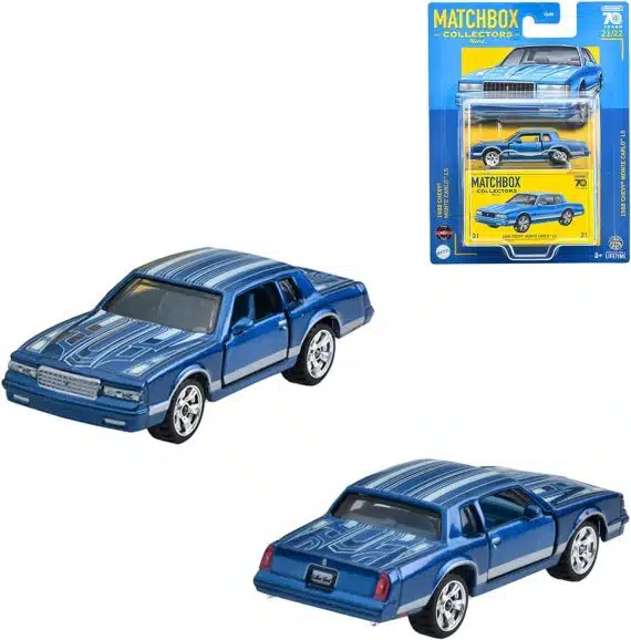 Matchbox 1/64 Collectors No.21 1988 Chevy Monte Carlo LS HLJ74-LA10